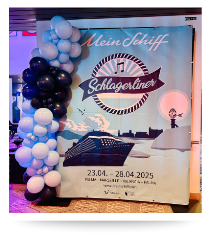 decoración con globos para empresas